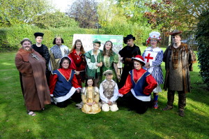 The cast of Robin Hood & the Babes in the Wood