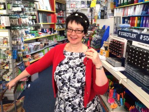 Suzy Howlett picks up a new pen for marking at Ellenbray