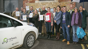 Local residents and councillors are joined by David Warburton MP and Simon King at the launch event 