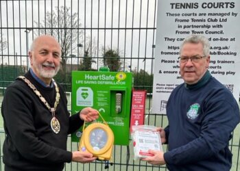 New defibrillator installed at Mary Baily Playing Field