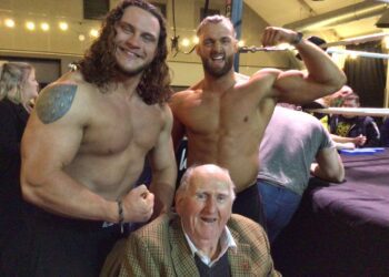Back in the ring! Frome care home surprises wrestling-mad 96-year-old