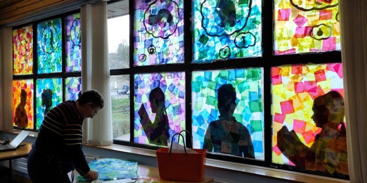 Community creativity shines in dazzling display at Frome Window Wanderland