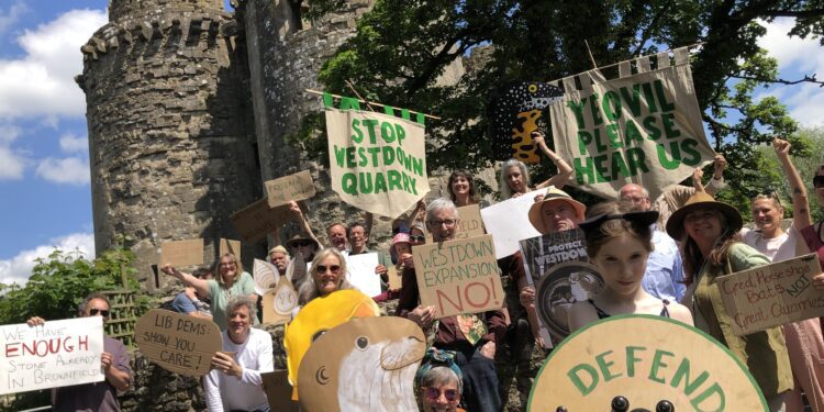 Local anger over decision to re-open Westdown Quarry