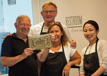 Ticket winners strike gold in chocolate competition