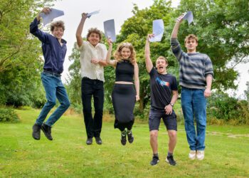 Frome College students celebrate A-level and post-16 exam success