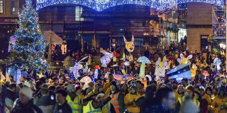 Spectacular lantern parade ‘lights the night’ for the start of Christmas