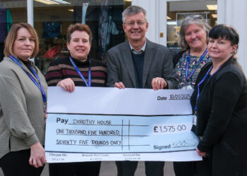 Frome Times readers help raise over £1,500 for Dorothy House