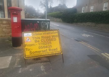 Work begins for a new zebra crossing on The Butts