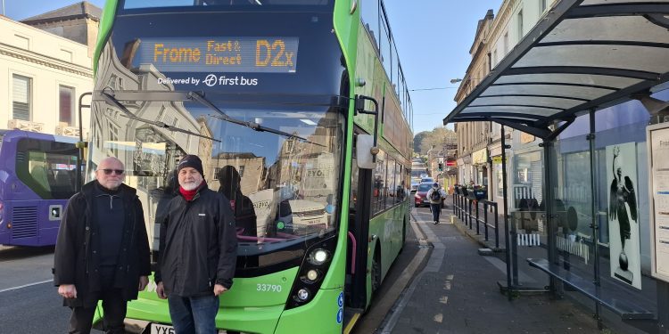 New bus timetables for D2 and D2X in Frome
