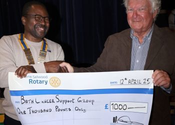 Rotarians raise funds for children’s charity and new Frome cancer unit