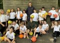 Children benefit from football training with ex-pro after generous funding boost