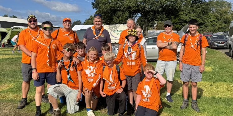 Frome scouts enjoy international Jamboree with Scouting for Girls campfire set