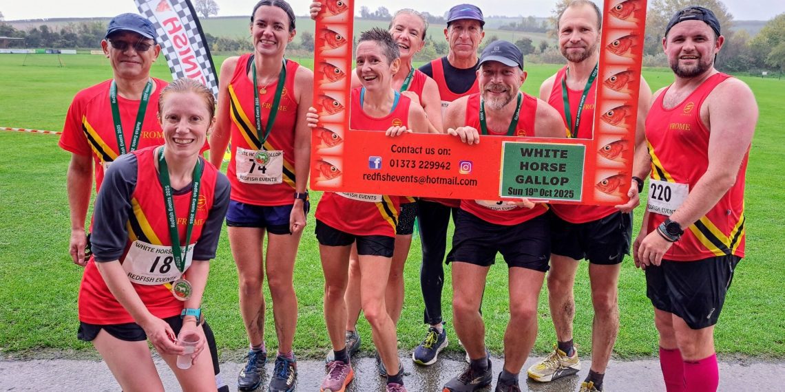 A golden start to autumn with Frome Running Club