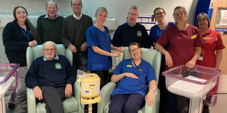Charity donation funds vital new birth centre equipment