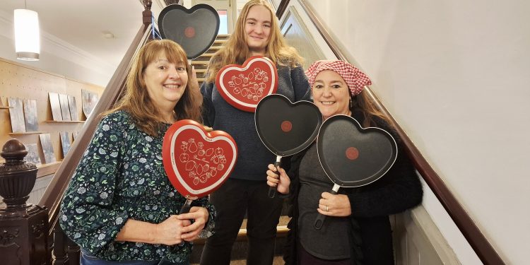 Pancake race to mark Valentine’s Day