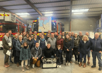 Firefighters celebrate 50 years of twinning