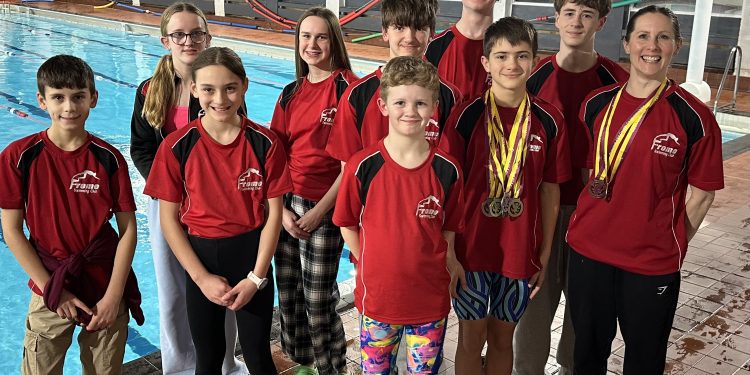 Frome Swimming Club makes waves at Somerset County Championships