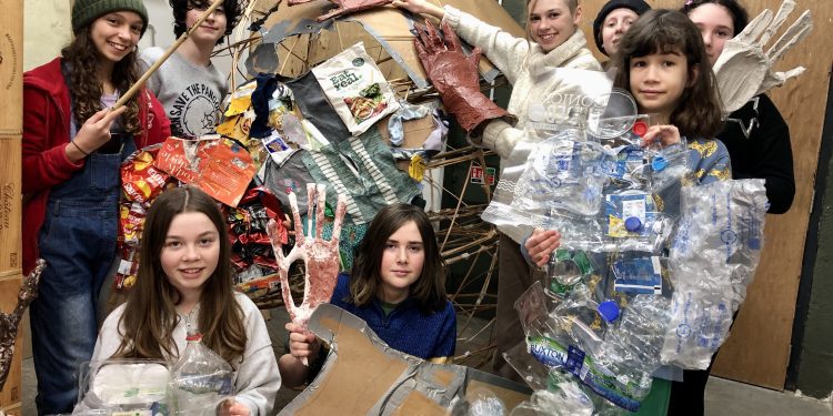 Young people bring powerful artwork to streets of Frome