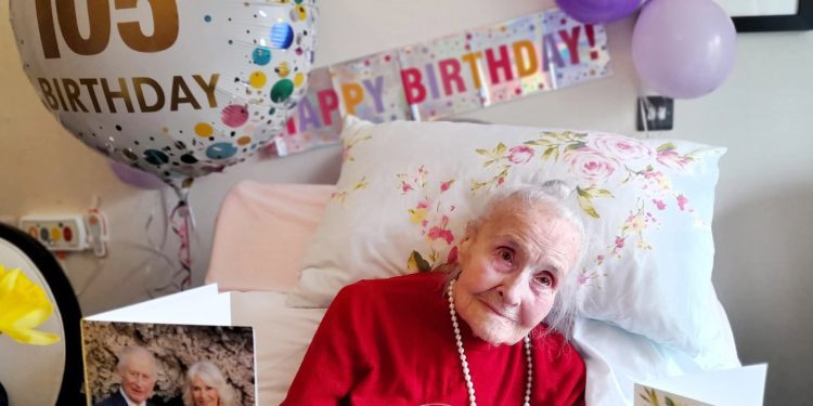 Frome woman celebrates 105th birthday