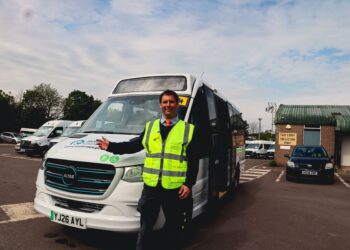 Electric bus launched in Frome