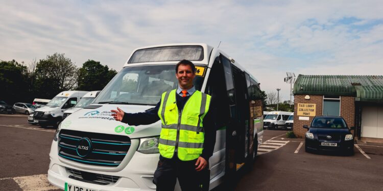 Electric bus launched in Frome