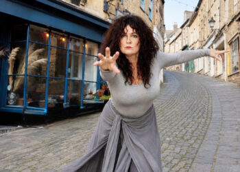 Kate Bush flash mob and town-wide drone photo