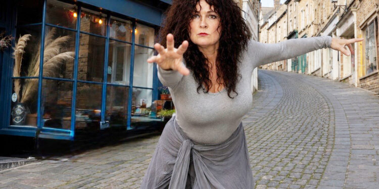 Kate Bush flash mob and town-wide drone photo