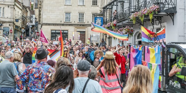 Vibrant parade celebrates Frome Pride community